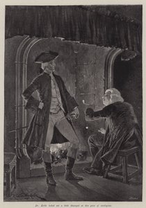 Illustration för A Colonel of The Empire, av Emily Lawless av Richard Caton Woodville junior